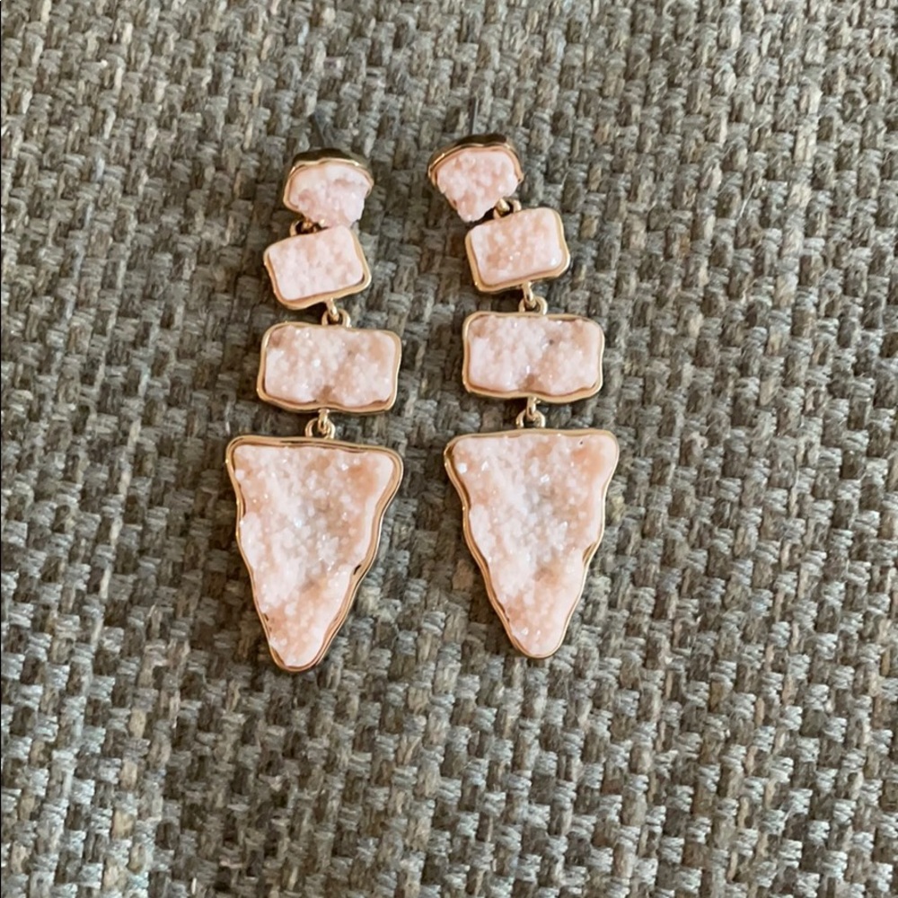 BaubleBar Pink Drop Earrings